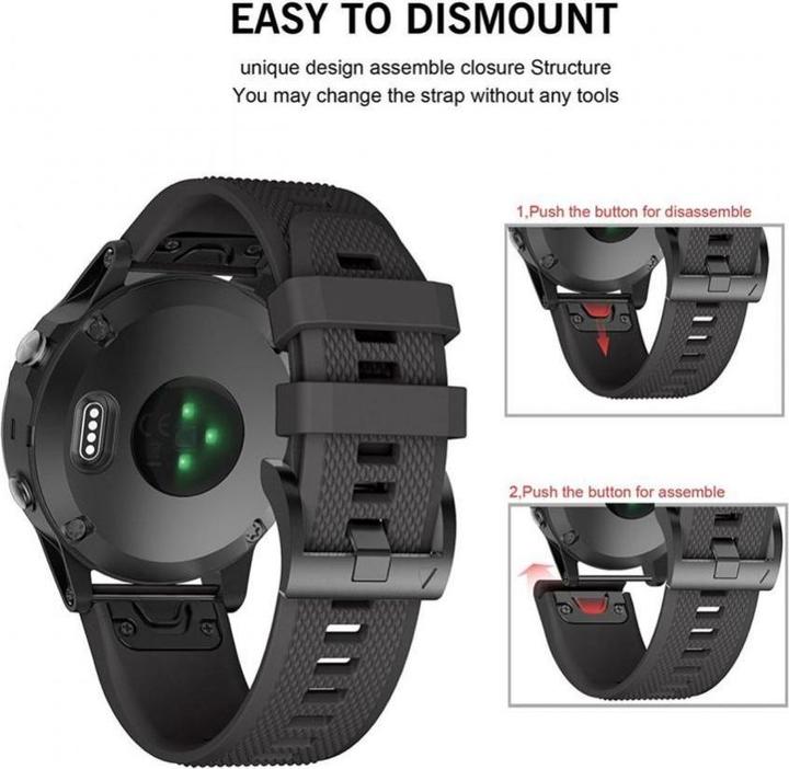 Produktbild Garmin Fenix Strap (26 mm, Kunststoff)