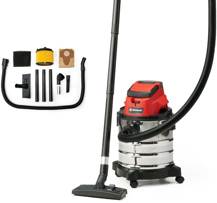 Actual product image Einhell TC-VC 18/20 Li S Solo (Wet dry vacuum cleaner)