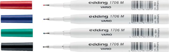 Actual product image Edding 1706 Vario (Refill, Black, 0.50 mm)