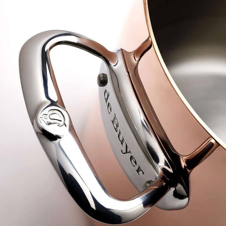 Image du produit de Buyer Inocuivre Casserole avec couvercle (24 cm, Casserole, Cuivre)