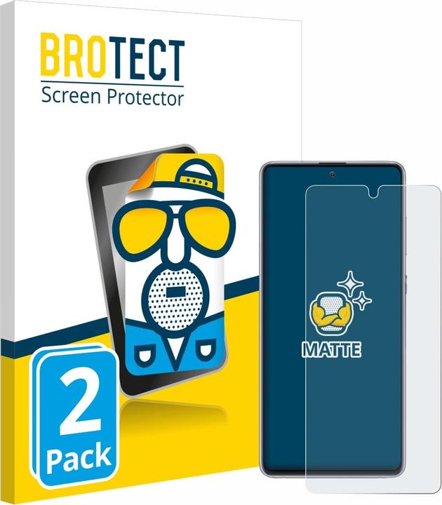 Produktbild BROTECT Entspiegelungs-Schutzfolie Displayschutz Matt (2 Stück, Samsung Galaxy Note 10 Lite)