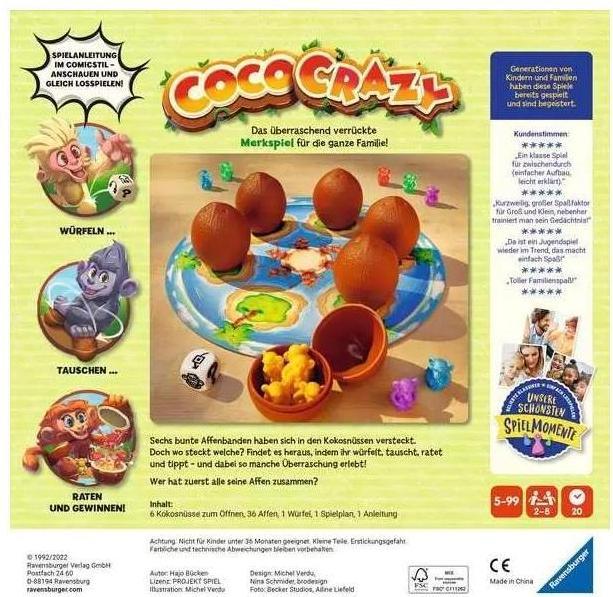 Image du produit Ravensburger Coco Crazy (Allemand)