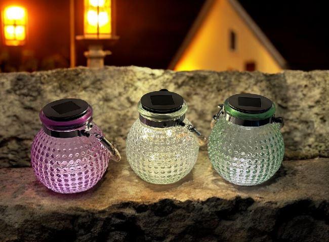 Produktbild GuGus Windlicht Solar Glas 3er Set (3 x)