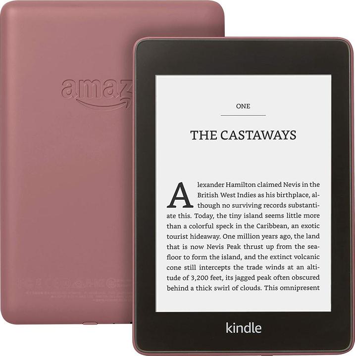 Amazon Kindle Paperwhite (6", 8 Go, Prune, aller de l'avant, Emballer plus facilement)