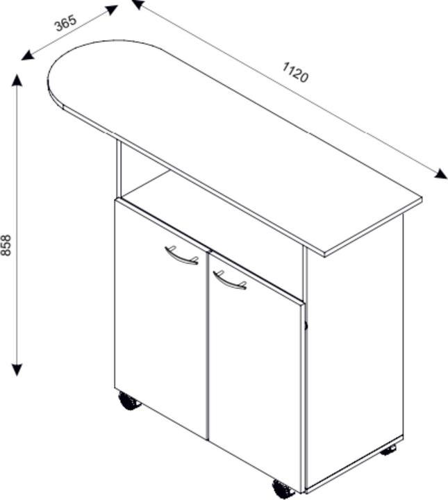 Produktbild VCM Bigilo (112 x 37 x 86 cm)