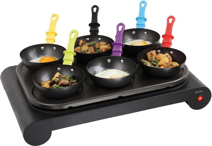Produktbild Livoo Set Mini-Wok, Crêpe-Eisen und Grill (EU-Stecker)