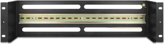 Actual product image Delock 19" circuit breaker strip with cover and top-hat rail