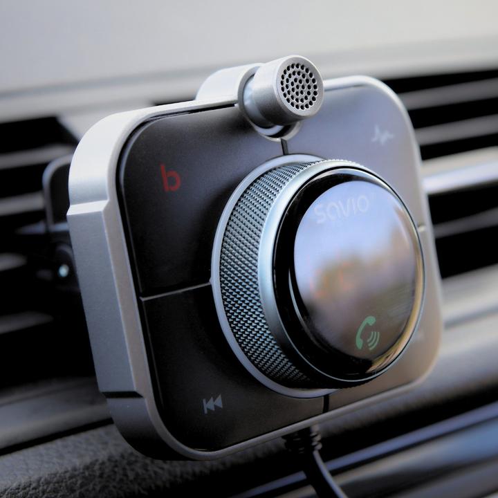 Actual product image Savio FM transmitter