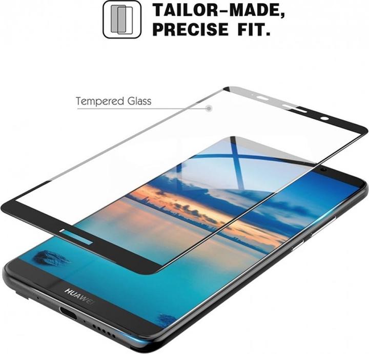 Actual product image Screenguard Huawei Mate 10 Pro Full Screen Protective Glass Film 2.5D 9H (1 Piece, Mate 10 Pro)