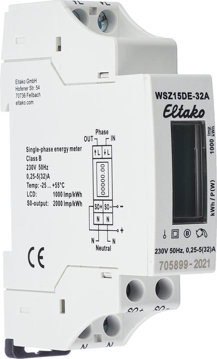 Produktbild Eltako Wechselstromzähler ungeeicht