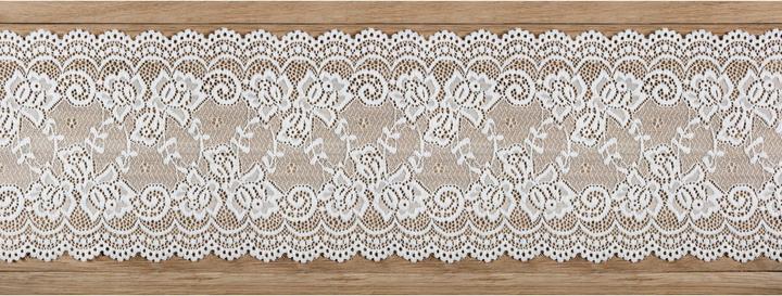 Image du produit Partydeco Tissu dentelle 15 x 900 cm, blanc