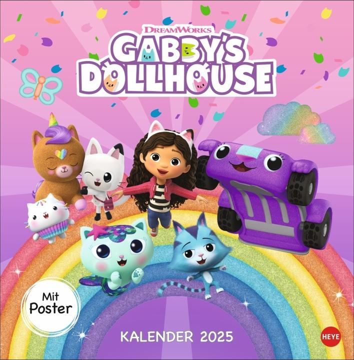 Image du produit Gabby's Dollhouse calendrier broché 202 (29,5 x 30 cm, Couverture rigide, Allemand)
