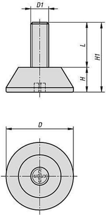 Produktbild Kipp Stellfuss