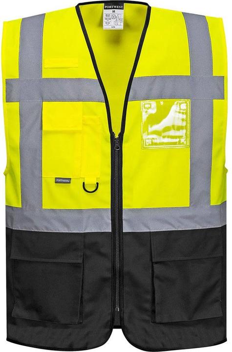 Actual product image Portwest Mens Warsaw Contrast Hi-Vis Vest (3XL)
