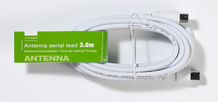 Actual product image Vivanco Koaxst. Coax coupling (75 dB, Antenna cable)