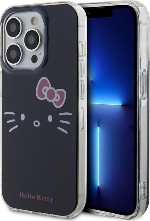 Actual product image Hello Kitty HKHCP14XHKHLK iPhone 14 Pro Max 6.7" czarny/black hardcase IML Kitty Face (Apple iPhone 14 Pro Max)