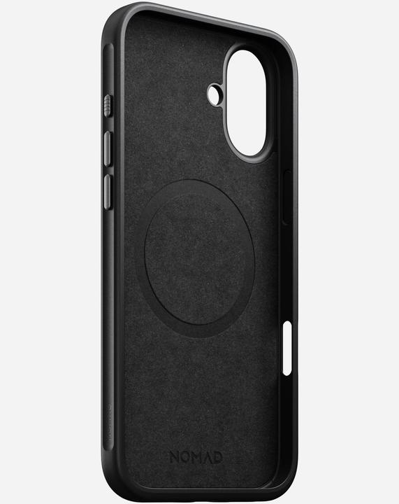 Produktbild Nomad Modern Leather Case iPhone 16 Plus Black (Apple iPhone 16 Plus)