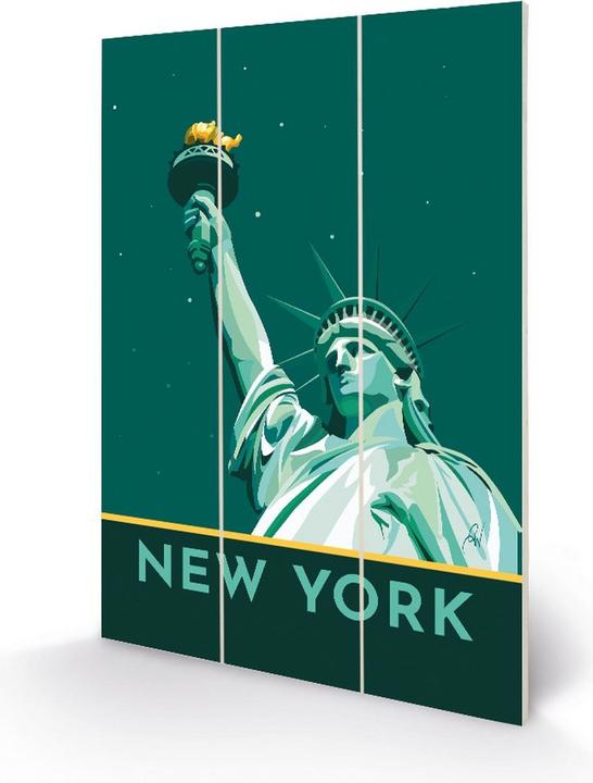 Actual product image Georgina Westley Board New York Statue of Liberty (29.5 x 20 cm)