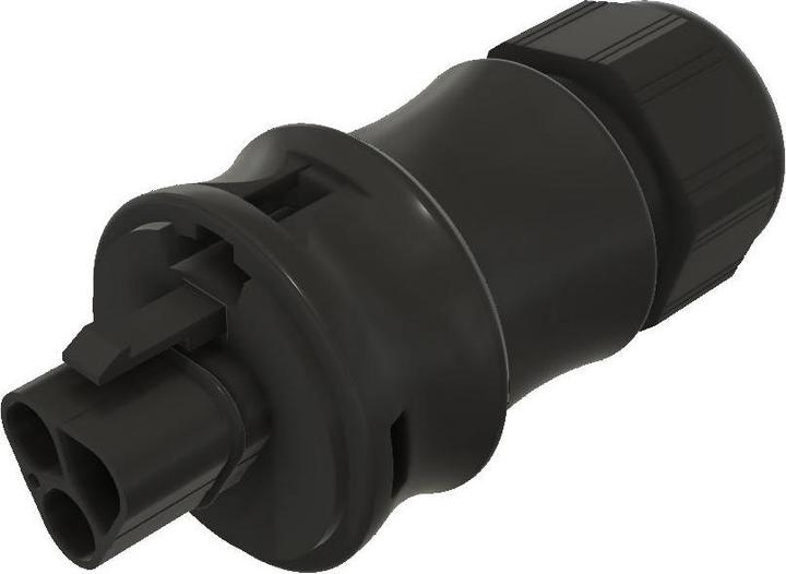 Produktbild 96.032.4153.1 Gesis IP68, 3 polig Stecker M Luft Schraube Presse 10 - 14 mm, schwarz