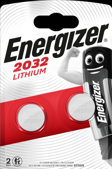 Actual product image Energizer CR2032 Lithium (2 pcs., CR2032, 235 mAh)
