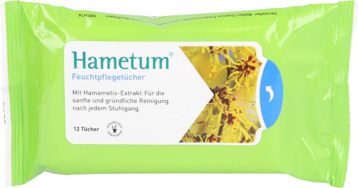 Hametum Feuchtpflegetücher, 12 St. Tücher (Intimtücher)