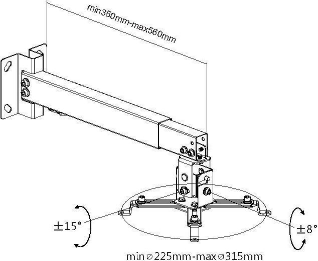 Produktbild equip Befestigungskit (Wand, Decke)