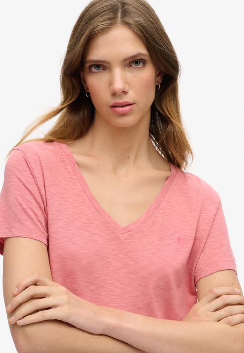 Image du produit Superdry t-shirt col v brodé et flaé (M)
