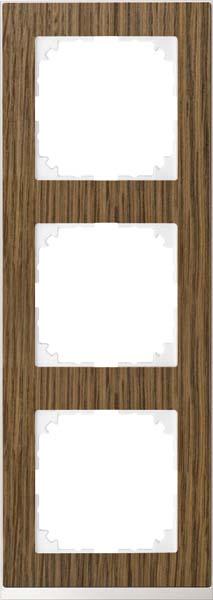 Actual product image Merten M-Pure Decor frame, 3-gang, MEG4030-3674