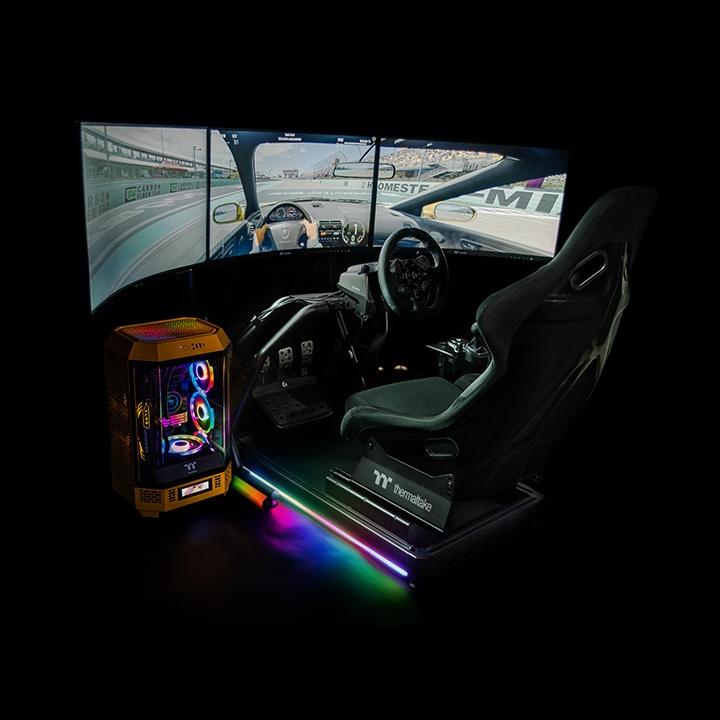 Actual product image Thermaltake Cockpit Simulador Racing Gr500