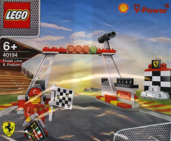 Produktbild LEGO Shell V-Power Collection Finish Line & Podium Polybag (40194)