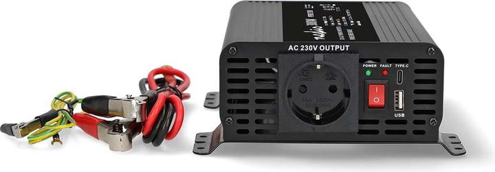 Produktbild Nedis Power Inverter Reine Sinus-Wellen - Eingangsspannung: 12 V DC - Geräteausgangsanschluss: Type