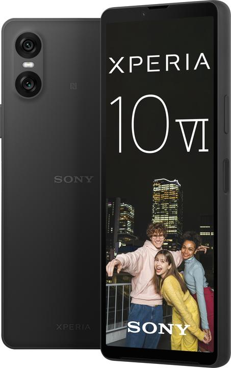 Sony Xperia 10 VI (128 Go, Noir, 6.10", SIM + eSIM, 48 Mpx, 5G)