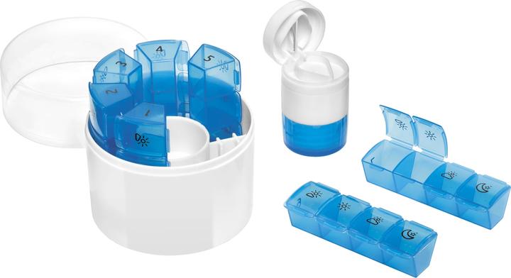 Immagine prodotto First Aid Only Dispenser 7 giorni per farmaci con divisorio per compresse