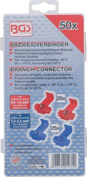 Produktbild BGS Abzweigverbinder-Sortiment