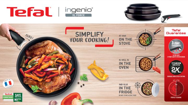 Produktbild Tefal Ingenio XL Force (20 cm, Pfannenset + Topfset, Aluminium)