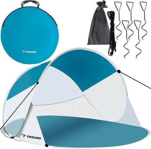 Actual product image Trizand Beach Tent 190x120x90cm 20974 (beach tent, 0.92 kg, 2 persons)