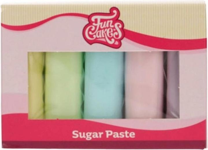 Actual product image FunCakes Roll fondant multipack pastel colors 5x100 g (1 x)