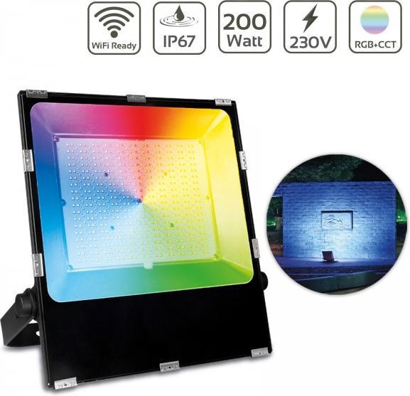 Image du produit Milight Projecteur professionnel à LED RGBW sans fil 200W IP65 (17000 lm, IP65)