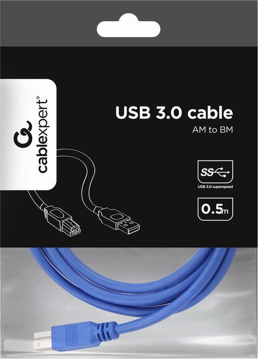 Image du produit Gembird Câble USB USB type A (M) vers USB type B (M) (1.83 m, USB 3.0)