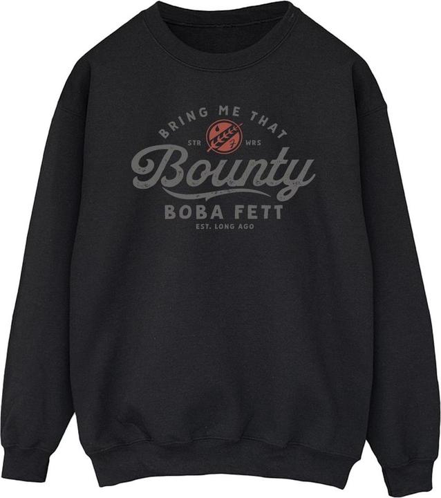 Actual product image Star Wars Mens The Book Of Boba Fett Bring Me That Bounty Sweatshirt (M)
