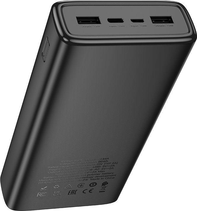 Actual product image Hoco Power bank J144A Hymn power bank(30000mAh) Black