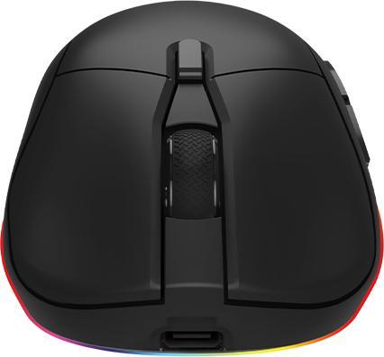 Actual product image Savio RIFT BLACK Gaming Mouse RGB Dual Mode (Cable, Wireless)