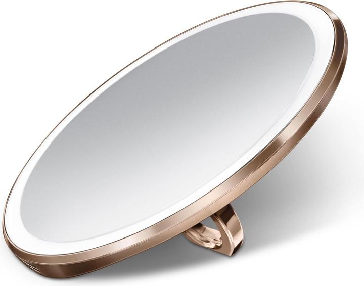 Actual product image Simplehuman Cosmetic Mirror with Sensor Compact Rose Gold (6 x 15.5 x 15 cm)
