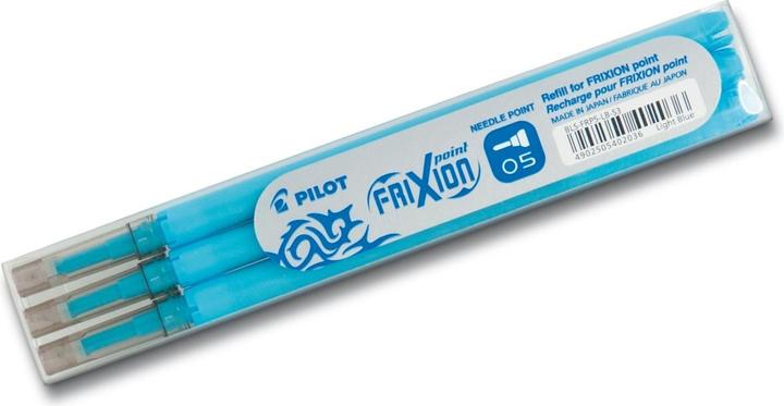 Image du produit Pilot FriXion Refill Point Set à 3 (Recharger, Bleu clair, 0.25 mm)