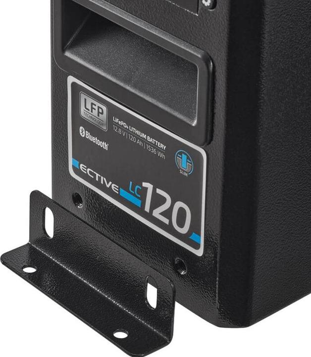 Actual product image Ective LC 120 SLIM BT 12V LiFePO4 Lithium supply battery 120Ah (12 V, 120 Ah)