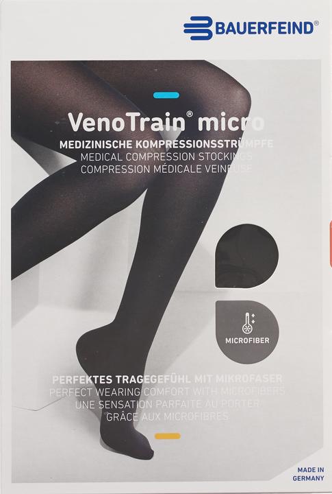 Produktbild Veno Train MICRO A-D KKL2 L plus/short geschlossene Fussspitze schwarz (L)
