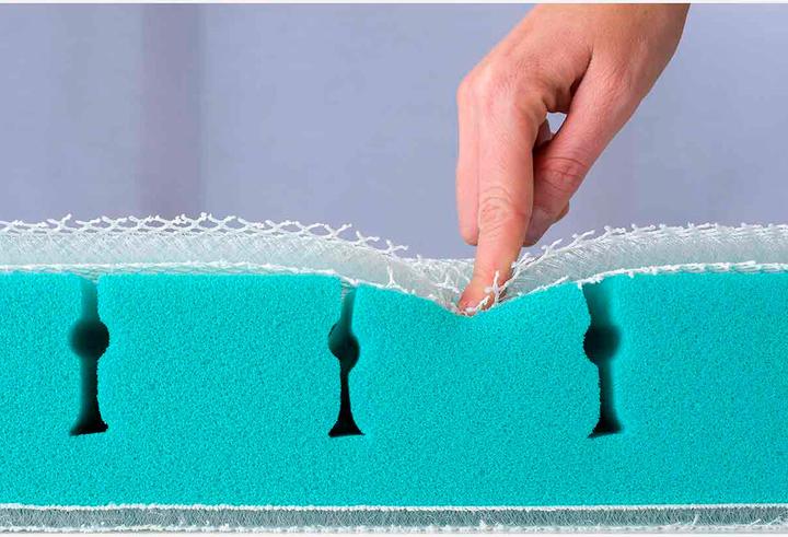 Actual product image Träumeland Traeumeland Baby Mattress Spring Air (60 x 120 cm)