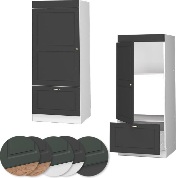 Actual product image Vicco Mikrowellenschrank Fame-Line (60 x 58 x 153.5 cm)
