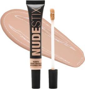 Nudestix NudeFix Cream Concealer Lightweight Liquid Natural Finish Makeup Hydrating Brightening Under Eye Dar (4.5)