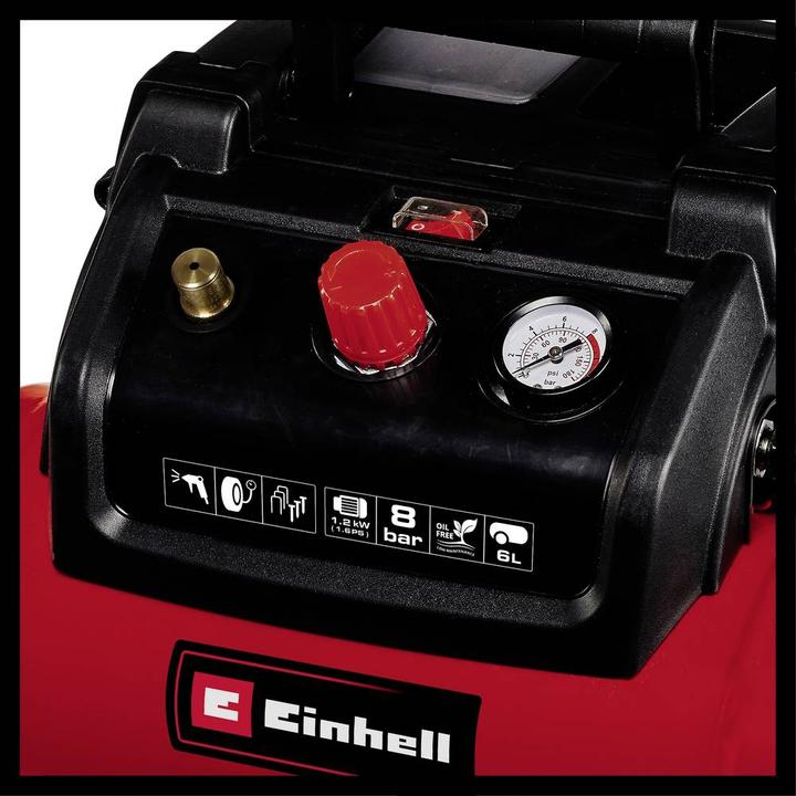 Immagine prodotto Einhell Compressore TC-AC 190/6/8 OF | 6 litri (8 bar, 6 l)
